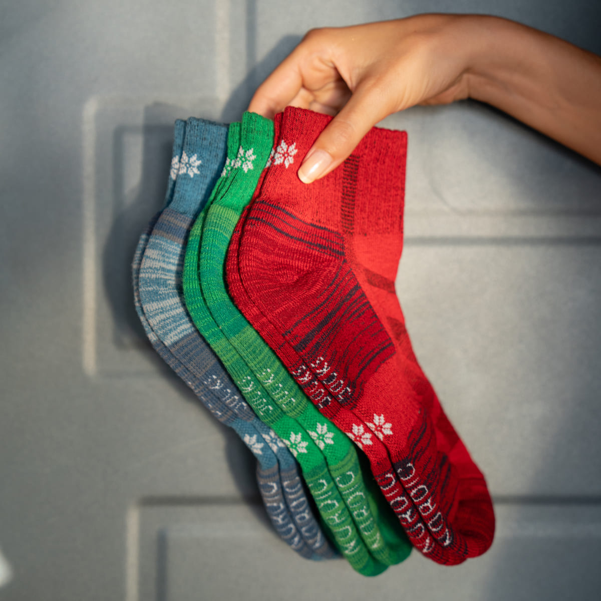 Hiking - Multicolor lage sokken (3 paar)