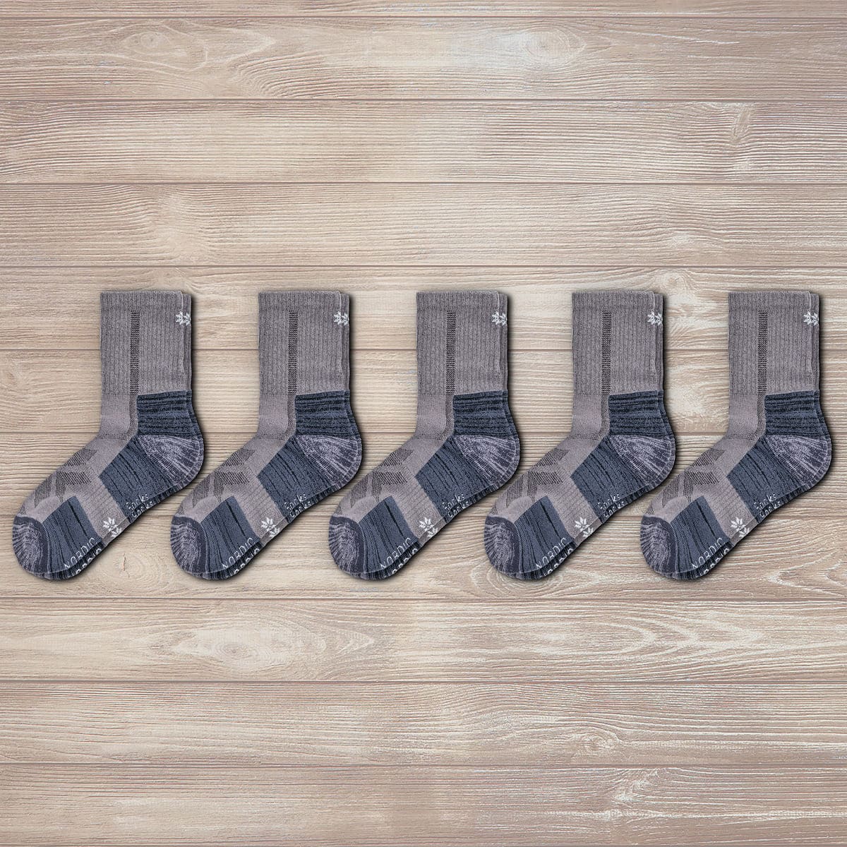 Hiking - Grijs (5 paar)