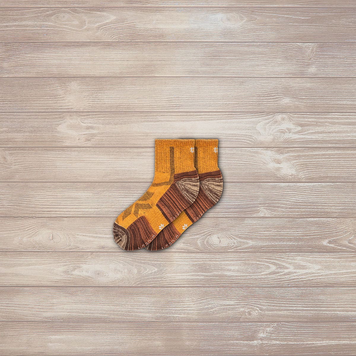 Hiking - Geel lage sokken (1 paar)